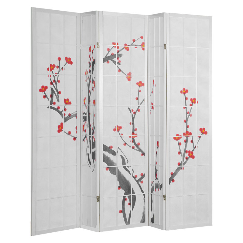 Madison Wood Room Divider, 5 panels