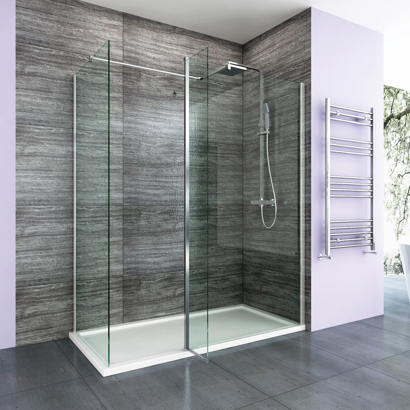 Heathcote Rectangular Walk In Shower Enclosure, 190 H  x 120 W  x 70 D