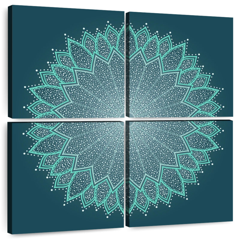 Mandala de couleur turquoise Kerner
