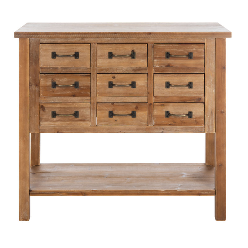 Commode d'appoint à 9 tiroirs Kishor
