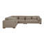Canapé modulaire de coin de 137 po de large Rippy-124444983-109721882