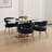 Upholstered Dining Chairs  Luxury Velvet Dining Room Chairs With Gold Metal Legs Modern Comfy Barrel Armchairs For Kitchen Living Room Recepition Restaurant-202854194