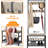 Hall Tree 28.5'' Wide with Bench and Shoe Storage