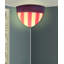 Lampe murale d’angle à brancher 1 lumières à plaque de chauffage blind Enriko