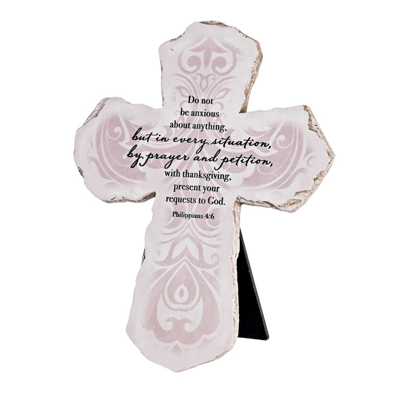 Croix de table «Don't Be Anxious 7H»