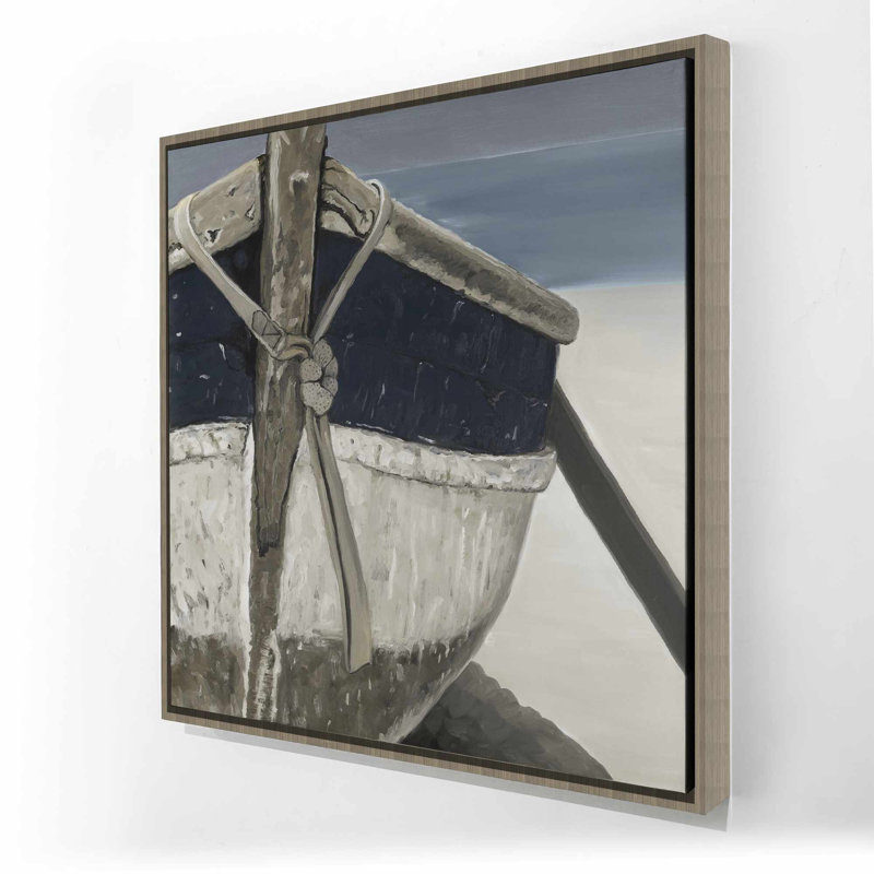 Toile marine bleu marine Bateau | Art mural Home Decor