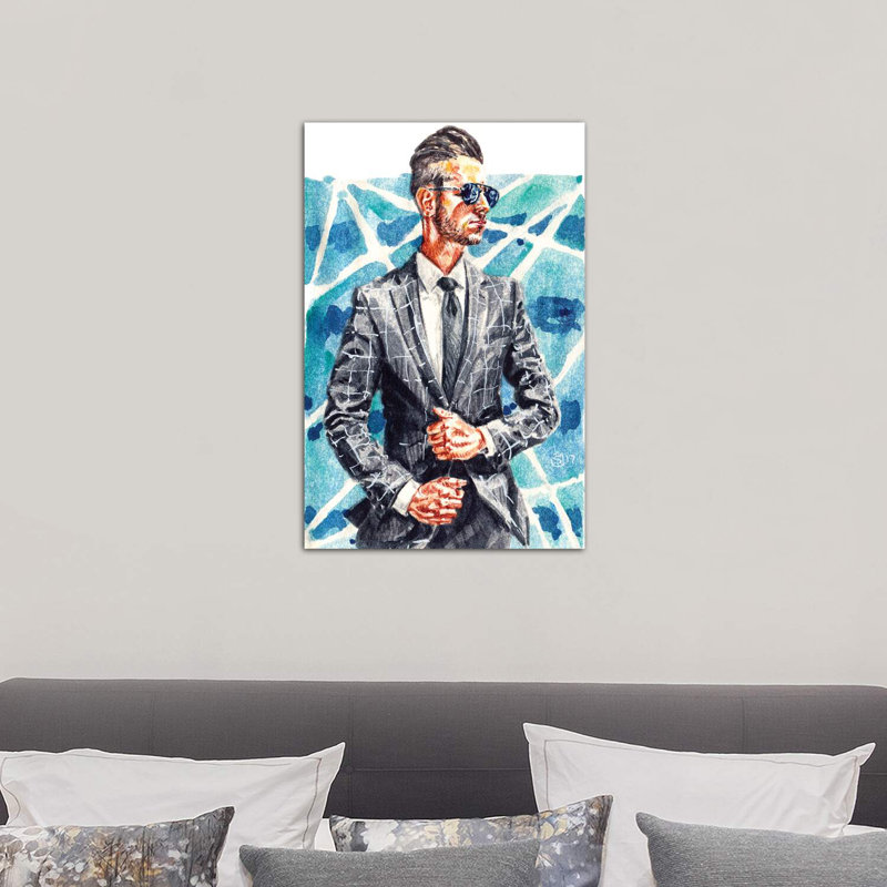 Men's Style - Wrapped Canvas Painting, 66.04 cm H x 45.72 cm W x 3.175 cm D