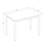 3 Piece Kitchen Counter Height Dining Table Set Contains a Rectangle Dining Room Table and 2 Faux Leather Chairs, Mahogany