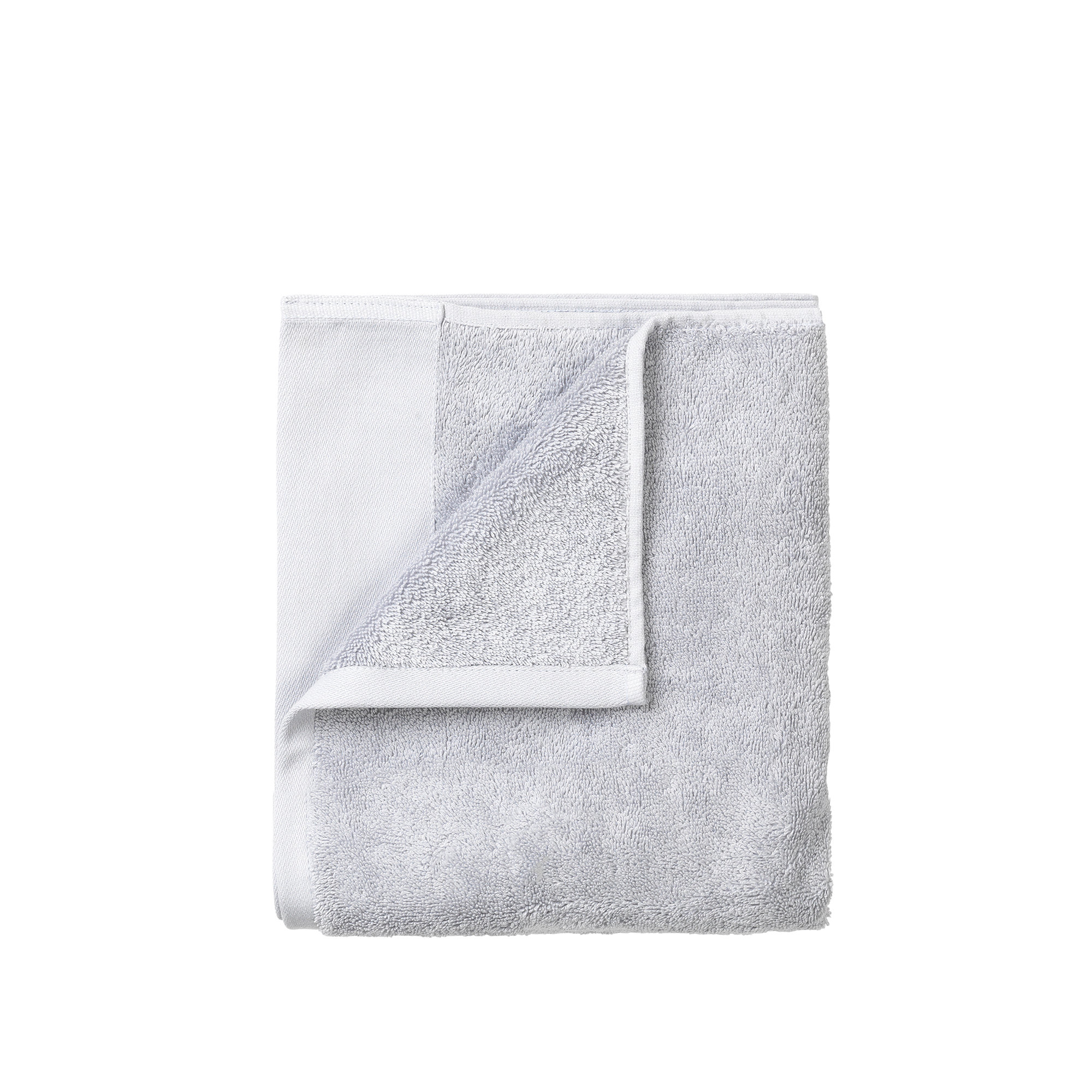 RIVA 100% Organic Cotton Washcloth Towel Set, Microchip Light Grey
