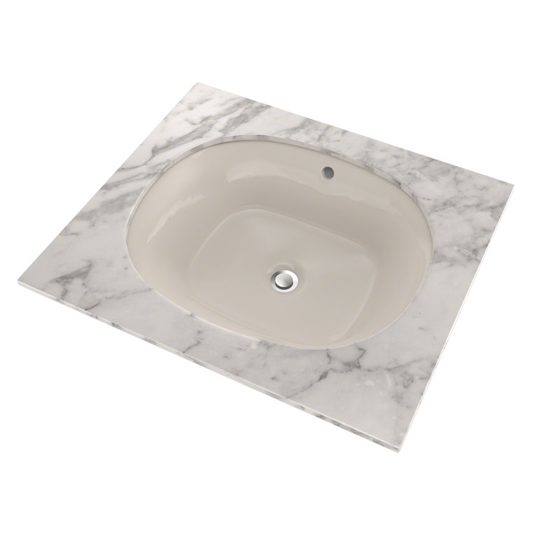 Maris™ Vitreous China Oval Undermount Bathroom Sink with Overflow, Sedona Beige