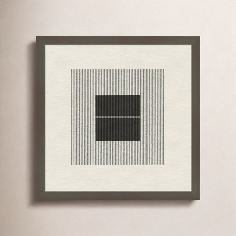 Nyamal, objet en papier n ° 6 par le MIUUS, reproduction d'art sur toile encadrée, H 17 po x l 17 po x P 1 po, Gris
