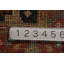 Tapis de vestibule indien en laine bleu marine Oushak 3 x 5