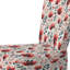 Chaise d'appoint rembourrée rouge Red Coastal Elegance