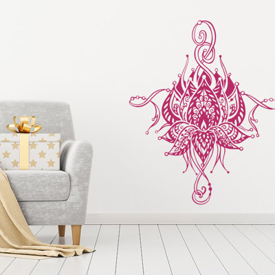 Décalcomanie murale fleur lotus Buller