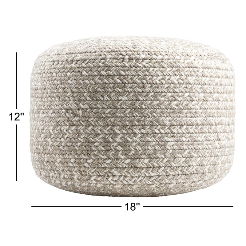 Repose-pieds Braithwaite, Mélange de polyester gris clair