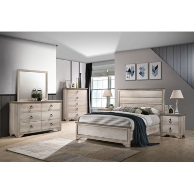 Ensemble de chambre à coucher 5-1 avec panneau Jonila