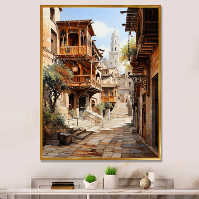 Reproduction d'art sur toile, Espagne, ville médiévale, Tolède, Espagne