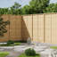 150cm H x 180cm W Wood Fence Panels Included