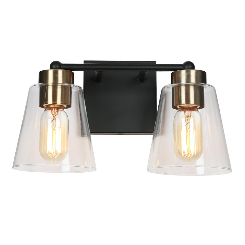 Quiros 2 - Light Dimmable Bathroom Vanity Light Black