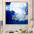 Toile naturelle avec cadre flottant