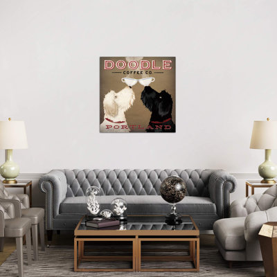 Doodle Coffee Co. - Wrapped Canvas Print