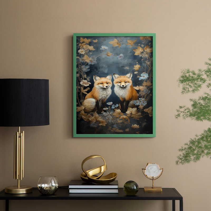 «ANIMALS Series CDL XXXV», H 21 po x l 17 po, Vert