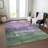 Machine Washable Indoor/Outdoor Claudian ACN1476 Lavender Rug-109534062