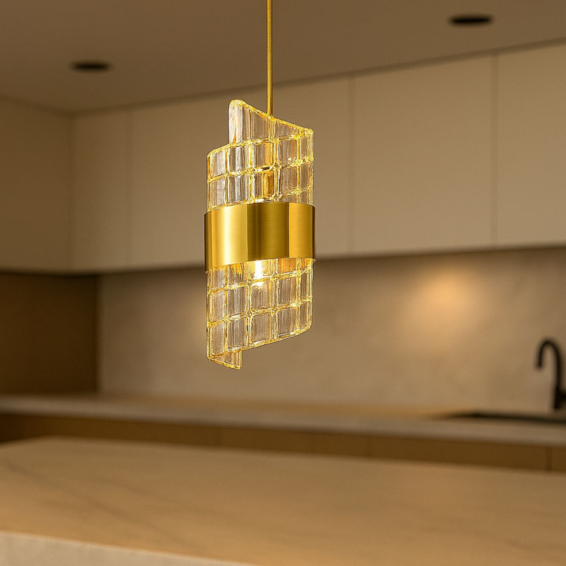 1 - Light Gold Pendant