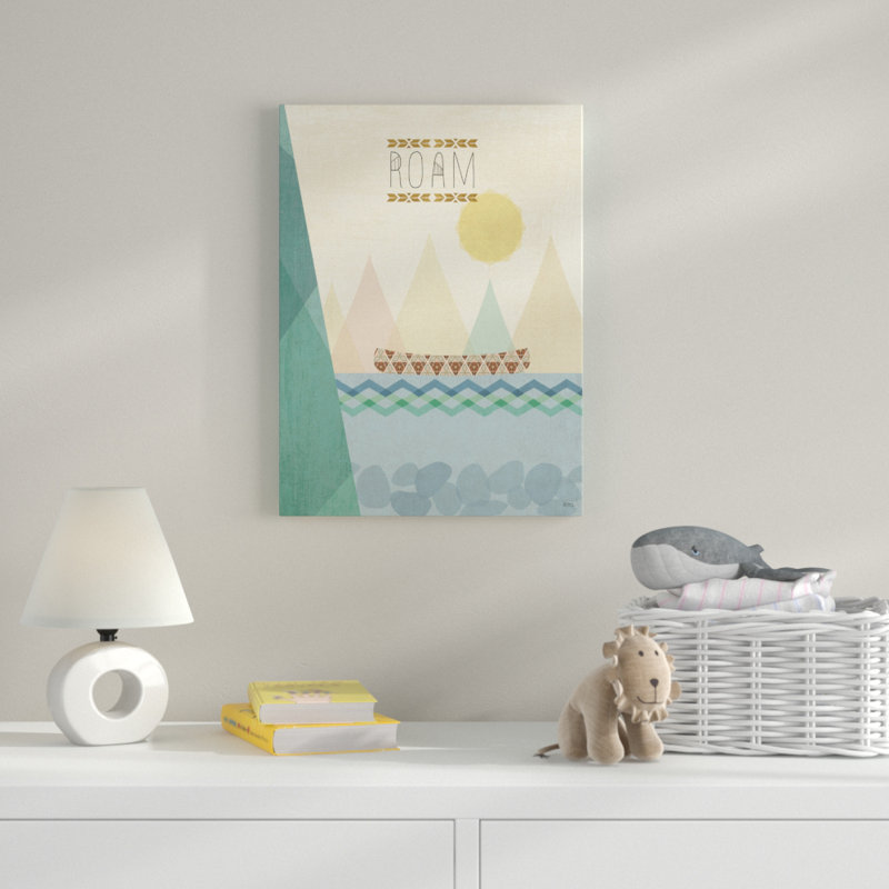 « extérieur geo ii », art sur toile, H 19 po x l 14 po x P 2 po