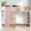 Lits peu encombrants avec rangement, mezzanine moderne en bois aggloméré pour chambre d'enfant-225205895