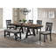 Table de salle à manger à rallonge de style maison de campagne 1pc