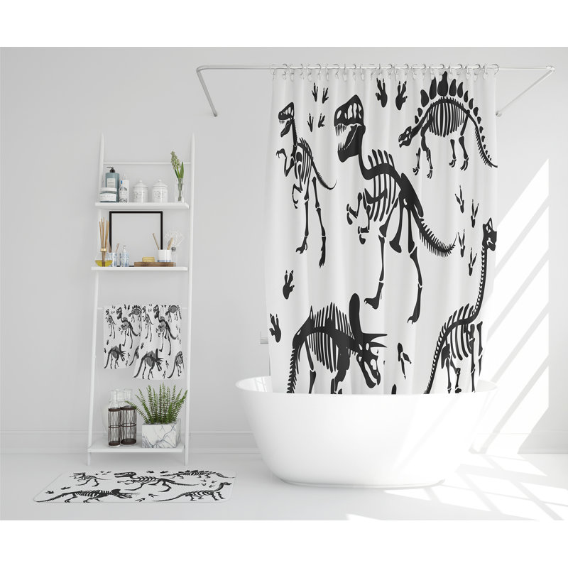 Nastasi Polyester Shower Curtain Set