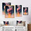 Portrait d'alien - reproduction sur toile-86810507-86810508