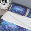 Ensemble de housse de couette en microfibre bleu / noir / rose 3 pièces-933472240