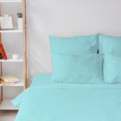 6 Piece Ultra Soft Double Brushed Microfiber Sheet Set, Cooling Sheets with Extra Deep Pockets - Machine Washable