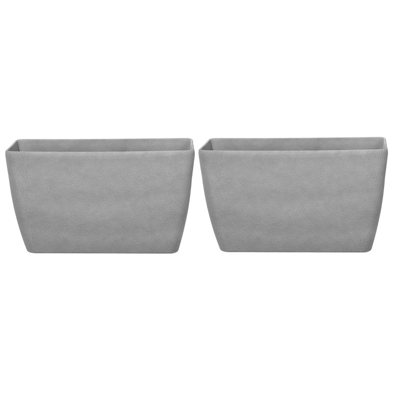 Krystalynn Pot Planter, Gray, 74cmH x 32cmW x 45cmD