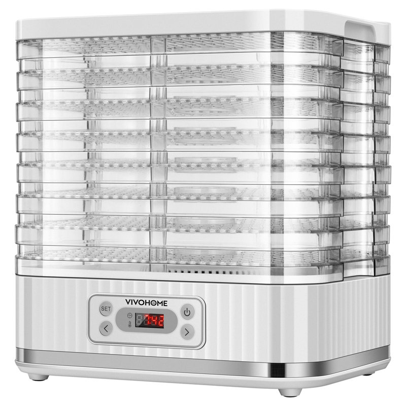 VIVOHOME 400 Watt Food Dehydrator, White