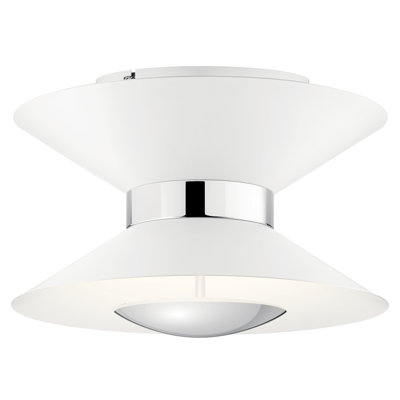 Glass Semi Flush Mount