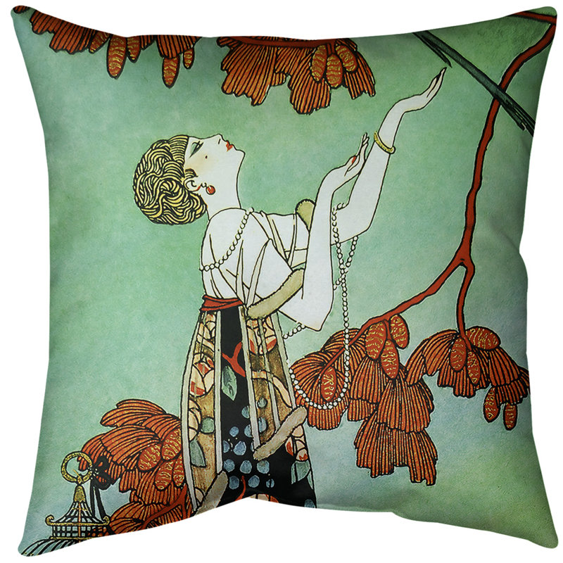 Insert de coussin en femme, Bourre en polyester, 16 po x 1 po, Rouge / Vert