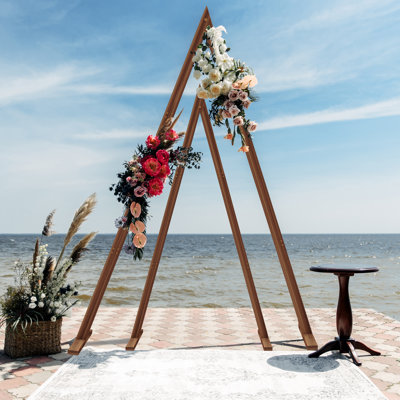 Set of 2 Triangle Wedding Arch Frame -  LUVODI, HQ-XJ134-HULU