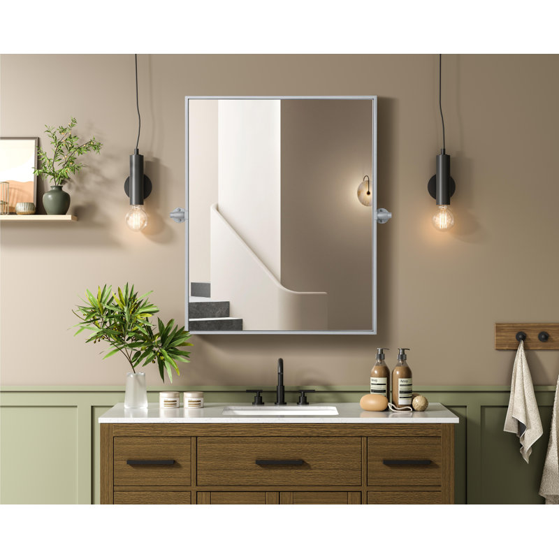Miroir Amoura, Laiton, 30 po x 24 po