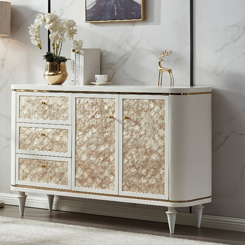 Armoire de rangement Sea Shell, H 35,43 po x l 47,24 po x P 15,75 po