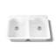 Hartland 33" L x 22" W x 9-5/8" Double Basin Drop-In Kitchen Sink-19195530-4095171