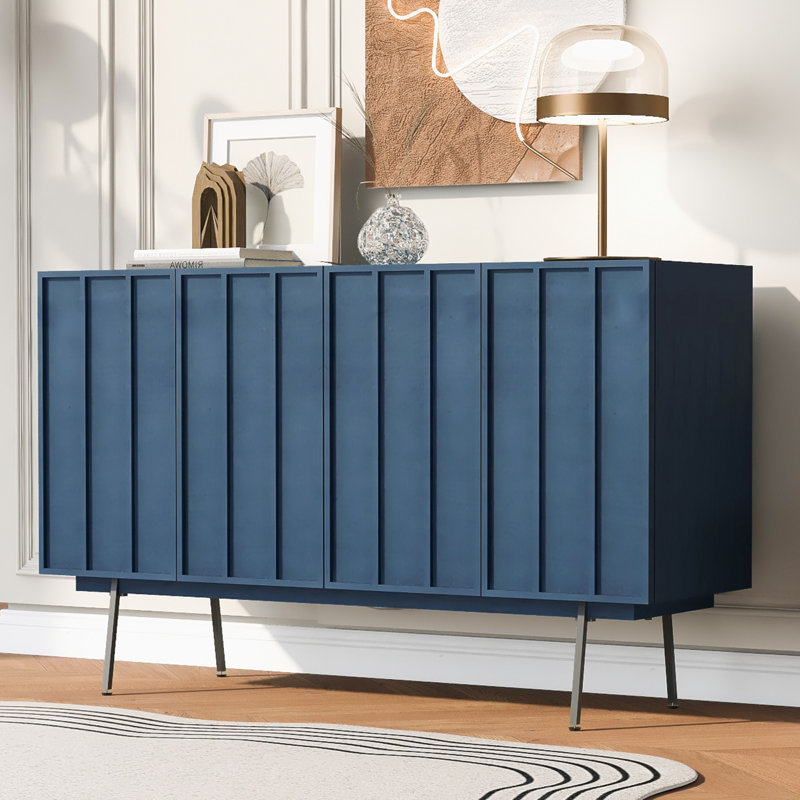 Buffet de 55,3 po Abery, Bleu marine