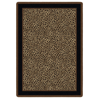 Tapis à imprimé léopard Millimben Legacy Innovations Zimbala