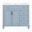 Meuble-lavabo autoportant avec tiroir rabattable-1169005473