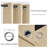 100% Blackout Window Curtain Panels, Cold and Full Light Blocking Drapes with Black Liner for Bedroom, Thermal Insulated Draperies, 2 Pieces-1936675555-1936675556