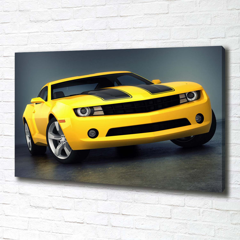 Sports Car - Wrapped Canvas Print