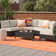 Afrahim 4 - Person Modular Patio Conversation Sets with Cushions