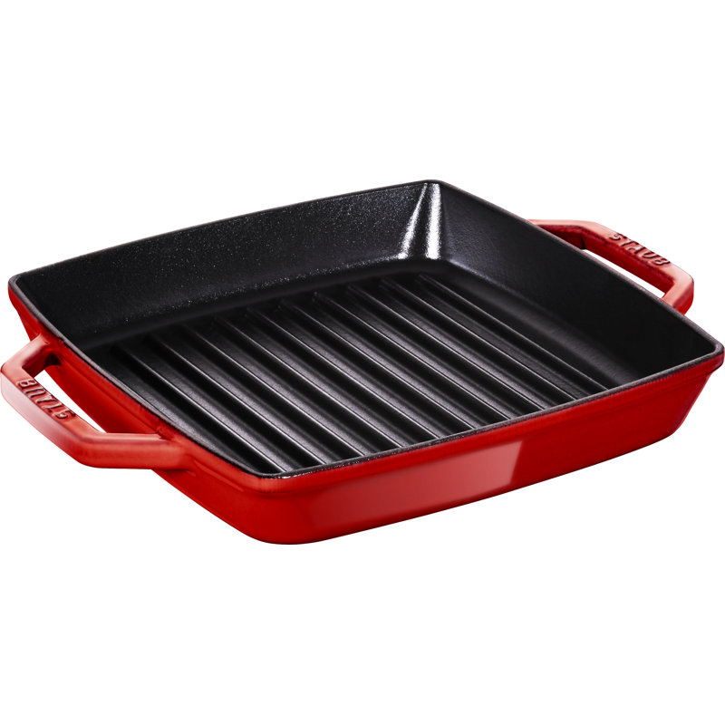 STAUB Grill Pan, 23 x 23cm, Cherry